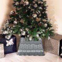 Rattan Effect Square Christmas Tree Skirt