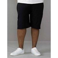 D555 John Lightweight Cargo Shorts - Black