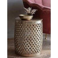 Kati Metal Side Table  Gold