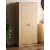 Vida Designs Riano 2 Door Wardrobe  Pine Effect