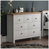 Vida Designs Arlington 4 + 3 Drawer Chest - White