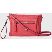 The Ruby Leather Crossbody Clutch Bag