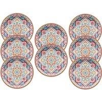 Purely Home Rio Corte 27cm Melamine Dinner Plates, Set of 8