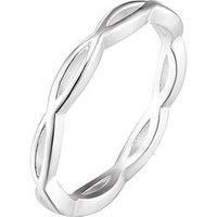 The Love Silver Collection Sterling Silver Twisted Band Ring