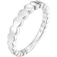 The Love Silver Collection Sterling Silver Graduated Circle Ring