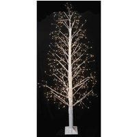 East 7Ft Noel Birch Christmas Tree 546 Warm White Leds