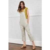 Cotton Cropped Dungarees