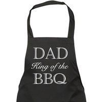 Dad King of the BBQ Apron Gift Present Fathers Day Birthday Christmas