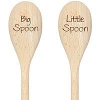 Big Spoon Little Spoon Funny Wooden Spoon Couples Gift