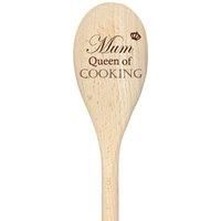 Mum Queen Of Cooking Spoon Funny Wooden Spoon Baking Gift