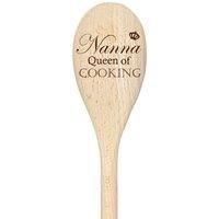 Nanna Queen Of Cooking Spoon Funny Wooden Spoon