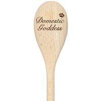 Domestic Goddess Spoon Funny Wooden Spoon