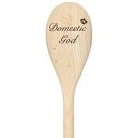 Domestic God Spoon Funny Wooden Spoon