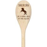 Baker Unicorn Spoon Funny Wooden Spoon Baking Gift