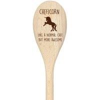 Chef Unicorn Spoon Funny Wooden Spoon