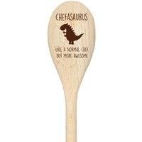 Chef Dinosaur Spoon Funny Wooden Spoon