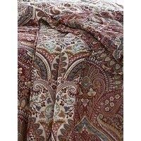 Multicolour Palais Jacobean Inspired Scrolling Damask Bedding Curtains Matching