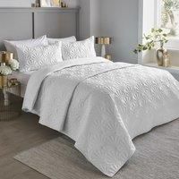 Serene - Cavali - Pinsonic Duvet Cover Set - King Bed Size in White