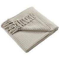 Drift Home - Quinn - 100% Recycled Cotton Throw - 130 x 180cm in Natural