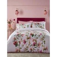 Soiree - Layla - 500 Thread Count Duvet Cover Set - Super-King Bed Size in Pink