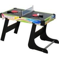 4-in-1 Foldable Game Table Hockey Football Table Tennis & Pool Home Gaming