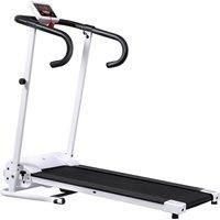 1-10Km/h Folding 1.25HP Treadmill Home Running Fitness Machine w/ Safety Stopper