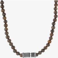 Bourne and Wilde Mens Bronzite Beaded Necklace UR2401