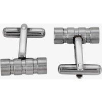 Thomas Henry Matte Groved Barrel Cufflinks TCUFF017