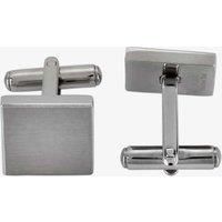 Thomas Henry Matte Square Polished Edges Cufflinks SCUFF277