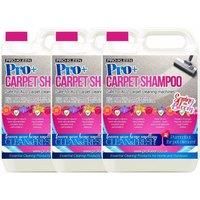 Carpet Cleaning Shampoo Odour Remover 3 x 5L Spring Bloom Fragrance