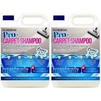 Carpet Cleaning Shampoo Odour Remover Ocean Fresh Fragrance 2 x 5L