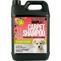 Pro-Kleen MAXPLUS Carpet Shampoo Cleaner – Premium Formula to Remove Dirt, Stains & Marks – Removes Pet Deposits & Odours – Suitable for all Machines (Coconut and Guava, 5 Litres)