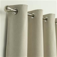 Habitat Textured Plain Blackout Eyelet Curtains - Neutral