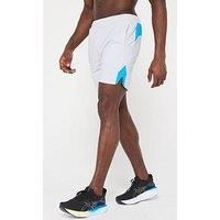 Okami Mens Origin 7 Inch Shorts - Light Grey/Blue