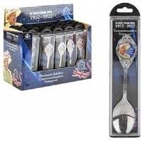 Queen Elizabeth II Platinum Jubilee Souvenir 2022 Silver Plated Collectors Spoon