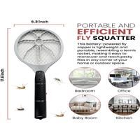 Electric Fly Zapper Killer Racket Bug Mosquito Insect Pest Swatter Wasp Trap Bat