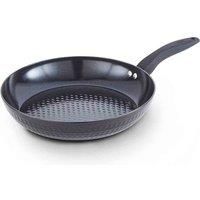 Tower T900137 Diamo Frying Pan with Black Diamond Ceramic Non-Stick Coating & Softtex Handle, Aluminium, 30cm, Black