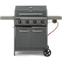 Tower T978524 Stealth Plus 4 Burner Gas BBQ with Side Burner & Waterproof Cover