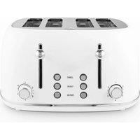 Tower T20076WHT 4 Slice Toaster Bianco