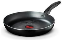 Tower T700311 SmartStart Gourmet 28cm Aluminium Frying Pan with Aeroglide Non-Stick Coating, Induction Compatible, Black