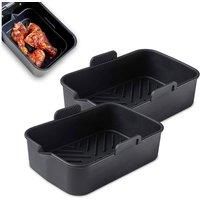 Tower Set of 2 Rectangular Solid Silicone Trays