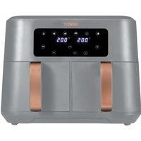 Tower Vortx Dual Basket Air Fryer 8.5L Grey