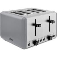 TOWER Sera T20086GRY 4-Slice Toaster - Grey, Silver/Grey