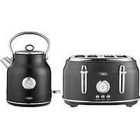 Tower Renaissance Kettle & 4-Slice Toaster Twin Pack - Black