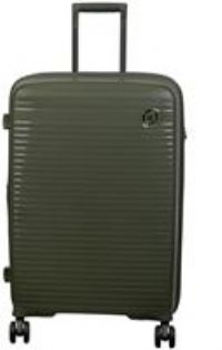 IT Hard Light Weight 8 Wheel Cabin Suitcase - Olive