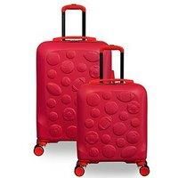 It Luggage Half-Time Poppy Kiddies 2Pc Suitcase Set - Red