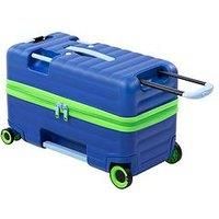 It Luggage Trunkryder True Blue Kiddies Ride-On Suitcase