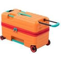 It Luggage Trunkryder Blazing Orange Kiddies Ride-On Suitcase