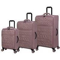 It Luggage Citywide Pale Mauve 3Pc Suitcase Set