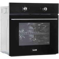 Baridi 60cm Built-In Five Function Fan Assisted Oven, 55L Capacity, Black - DH12